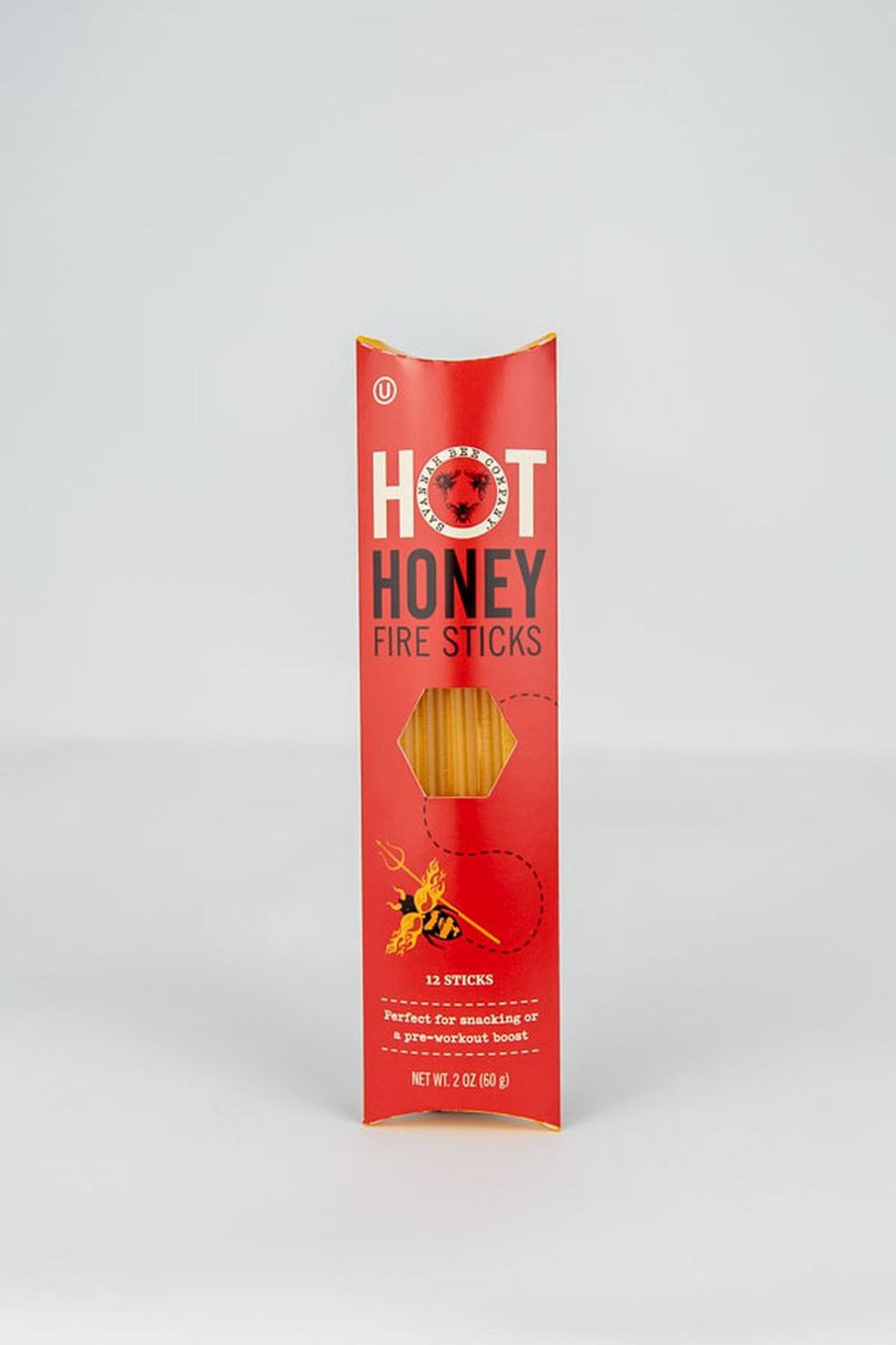 Savannah Bee Hot Honey Fire Straws (12 pack)