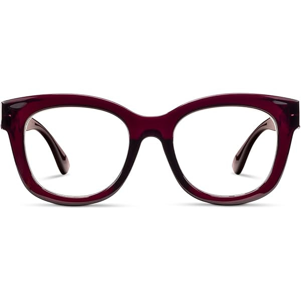 Peepers Readers - Center Stage - Dark Cherry (with Focus™ Blue Light Lenses)