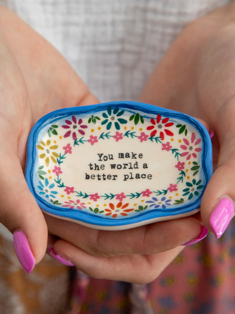 Natural Life Artisan Trinket Dish - World Better