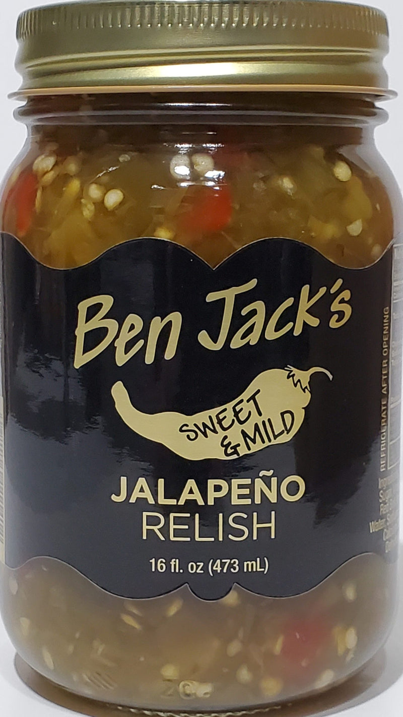 Ben Jack Larado's Mild Jalapeño Relish 16oz