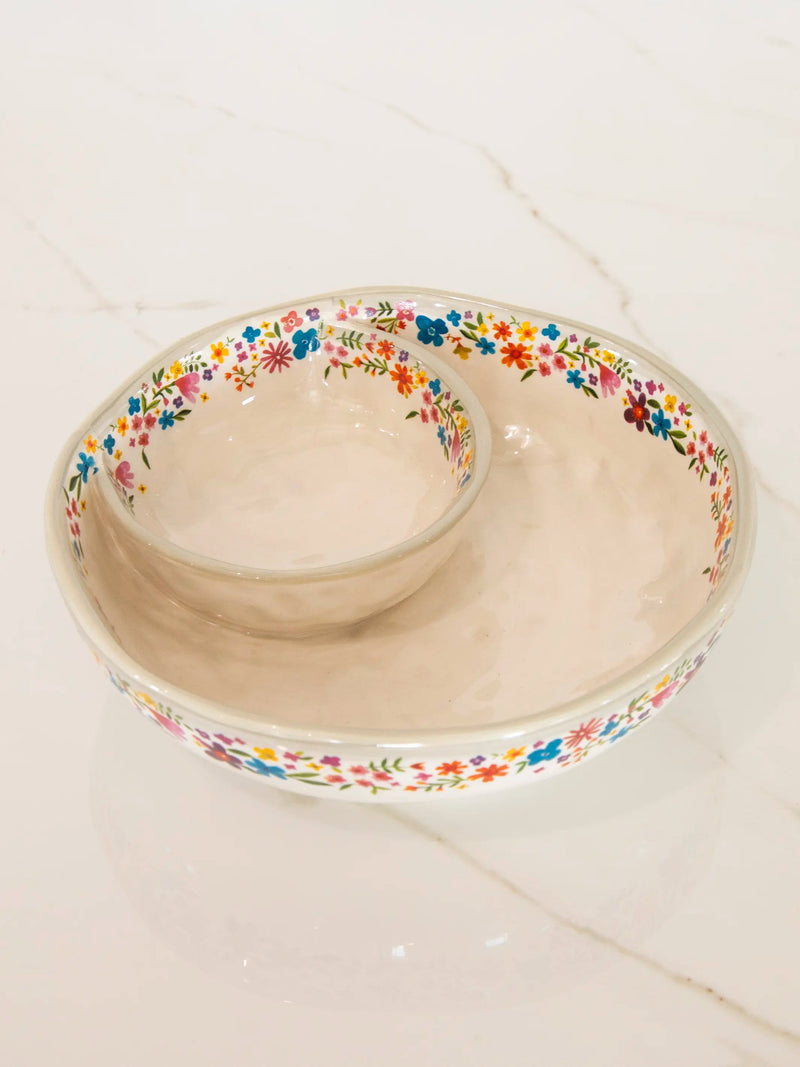 Natural Life Personal Chip & Dip Bowl