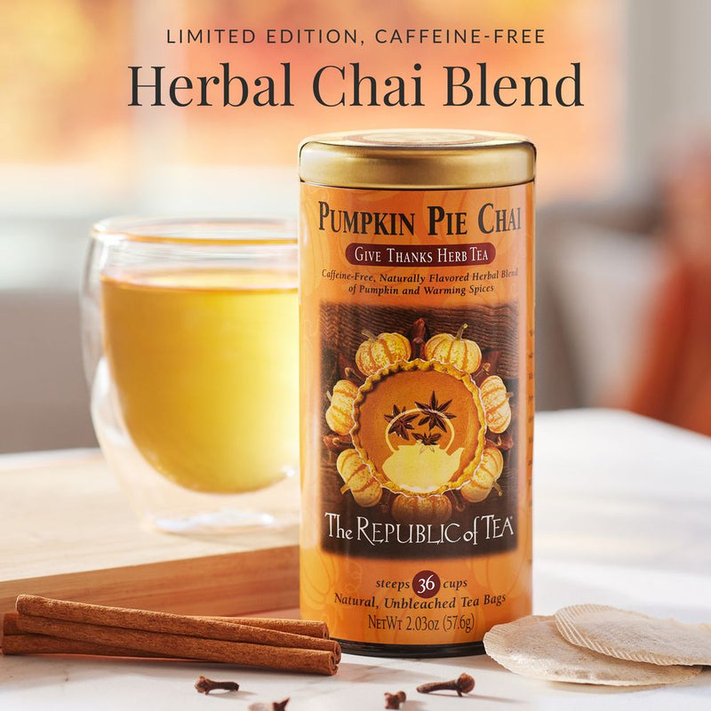 The Republic of Tea - Pumpkin Pie Chai Herbal Tea