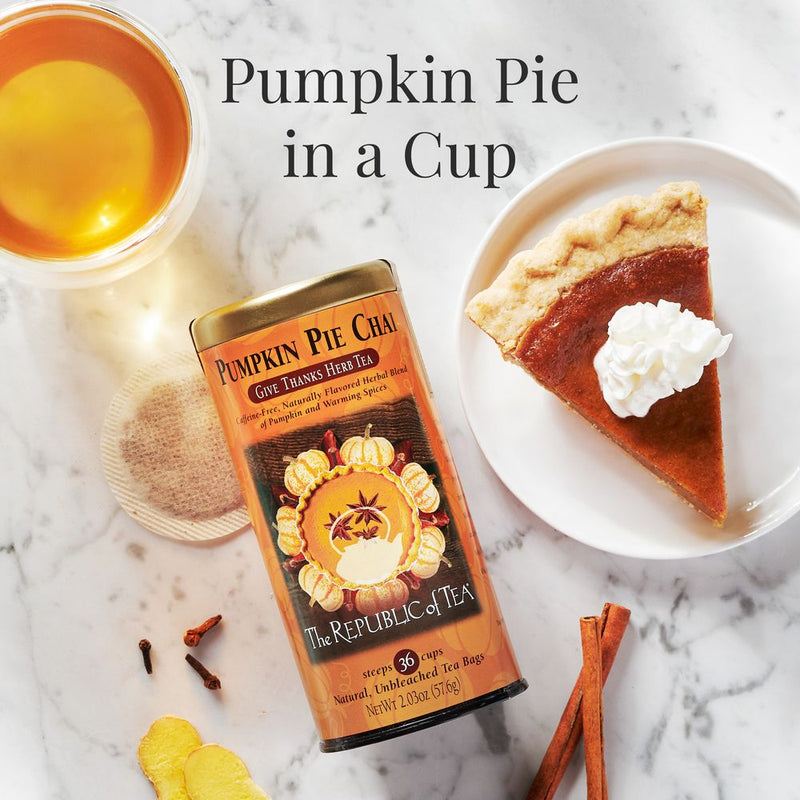 The Republic of Tea - Pumpkin Pie Chai Herbal Tea
