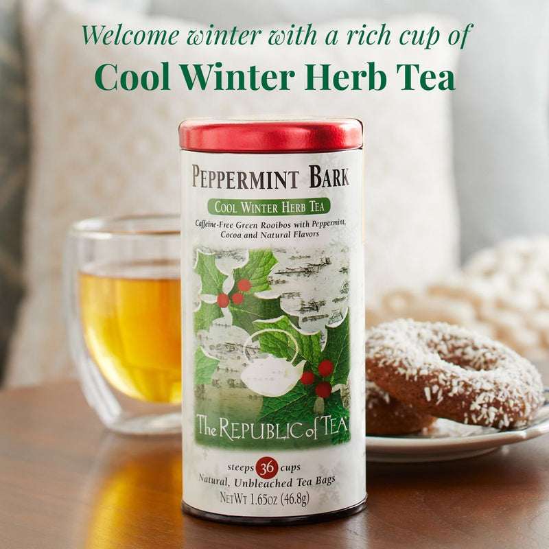 The Republic of Tea - Peppermint Bark Herbal Tea Bags