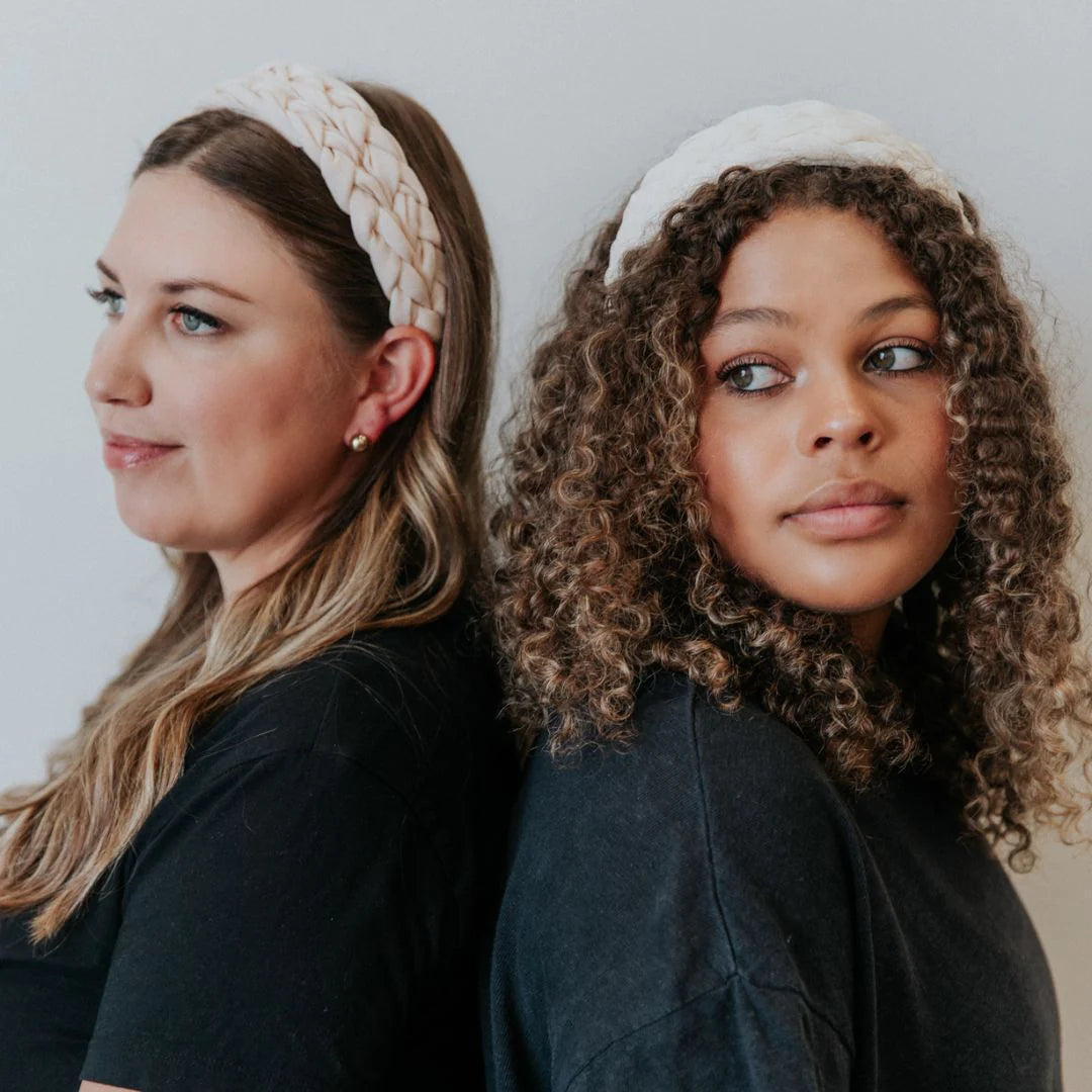 Headbands of Hope Blushing Braid Headband Ivory AnnePaige