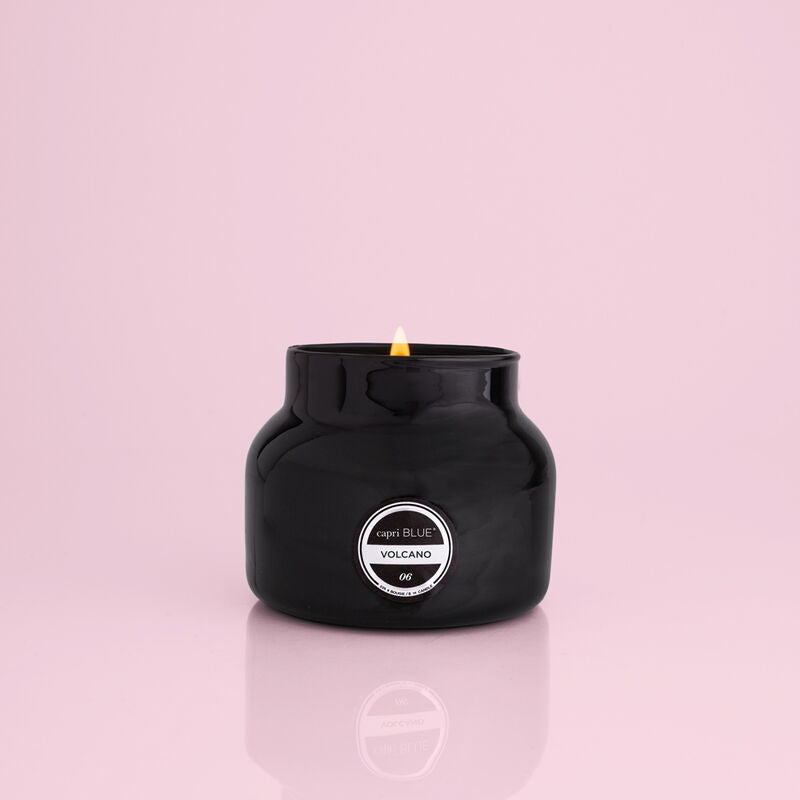 CAPRI BLUE - VOLCANO BLACK PETITE SIGNATURE JAR, 8 oz
