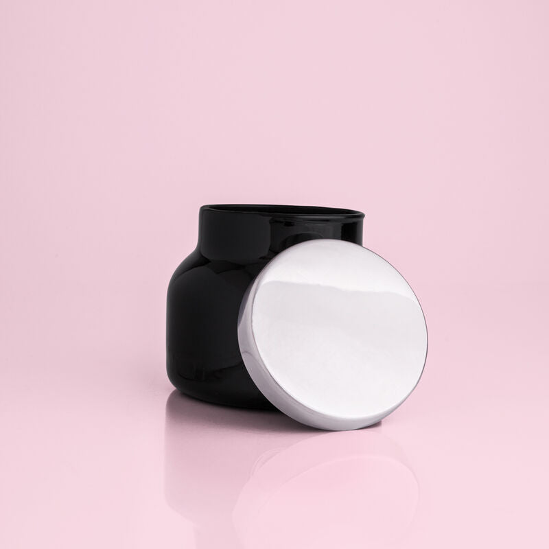 CAPRI BLUE - VOLCANO BLACK PETITE SIGNATURE JAR, 8 oz