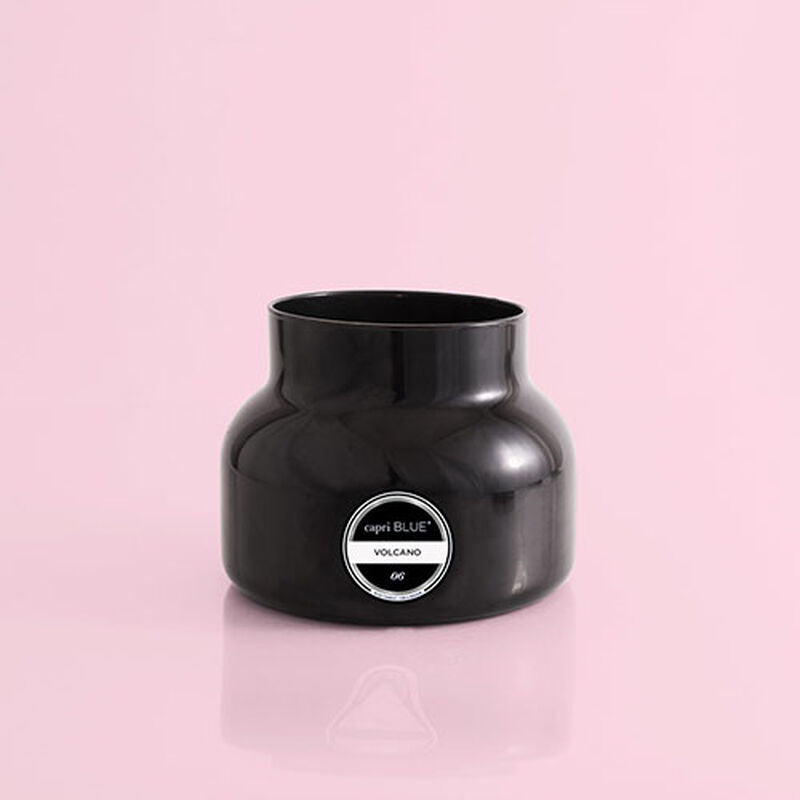 CAPRI BLUE - VOLCANO BLACK SIGNATURE JAR, 19 oz