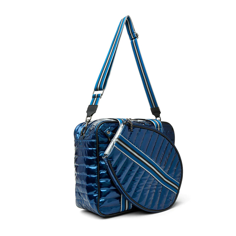 THINK ROYLN YOU ARE THE CHAMPION TENNIS BAG - Glossy Navy Patent