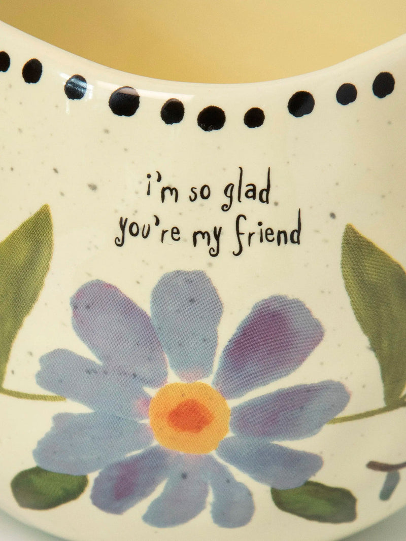 Natural Life Give Happy Planter - Friend