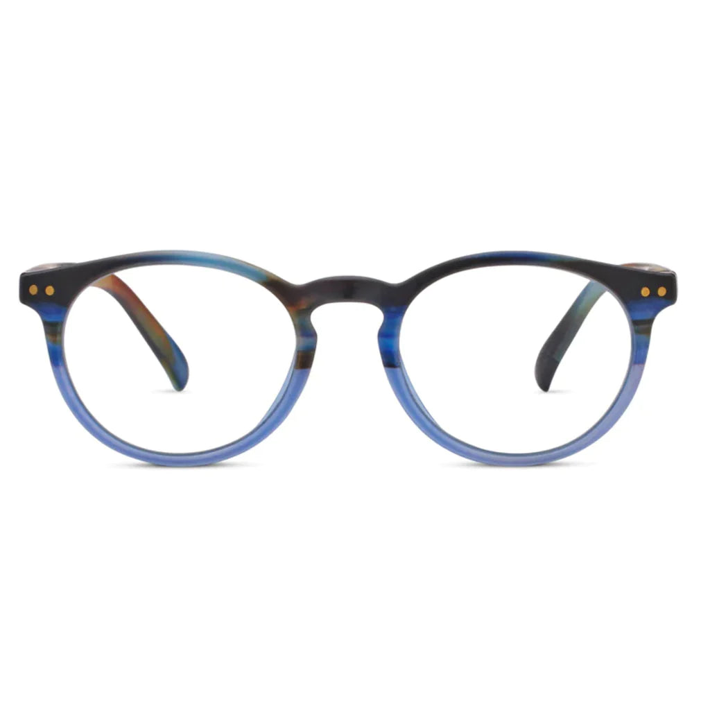 Peepers Readers - Rumor - Multi Horn Blue (with Blue Light Focus™ Eyewear Lenses)