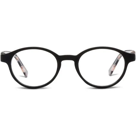 Peepers Readers - Apollo - Black/Black Marble (with Blue Light Focus™ Eyewear Lenses)