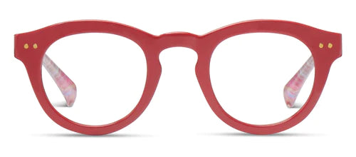 Peepers Readers - Clover - Red/Plaid (with Blue Light Focus™ Eyewear Lenses)
