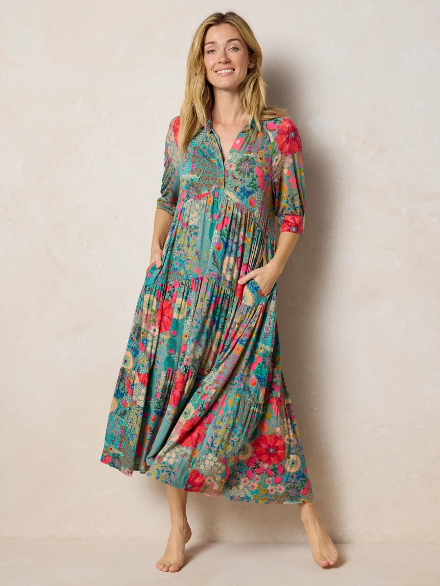 natural life rebecca midi dress Natural Life Rebecca "ButterSoft" Midi Dress