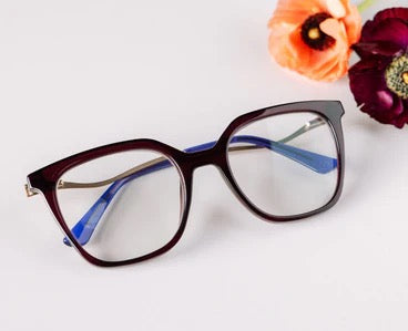 Peepers Readers - Josephine - Dark Cherry (with Blue Light Focus™ Eyewear Lenses)