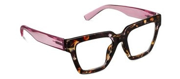 Peepers Readers - Take a Bow - Pink Botanico/Pink (with Blue Light Focus™ Eyewear Lenses)