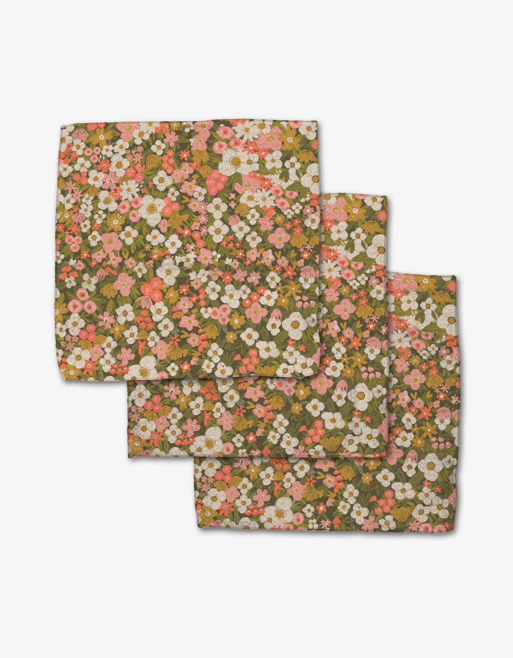 Geometry - Gilded Garden Dishcloth Set