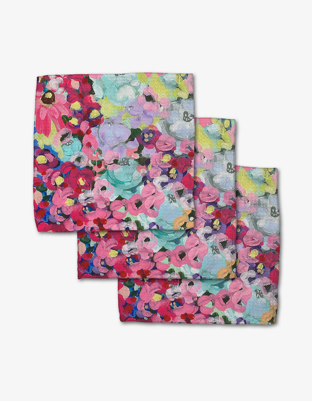 Geometry - Pink Fields of Joy Dishcloth Set