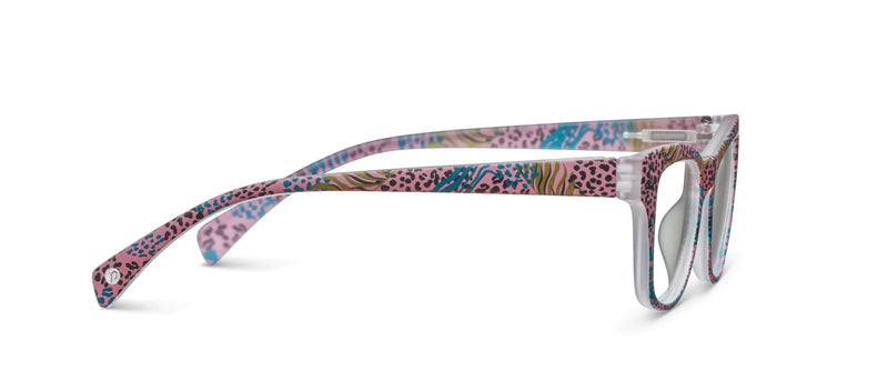 Peepers Readers - Lynx - Pink Safari (with Blue Light Focus™ Eyewear Lenses)