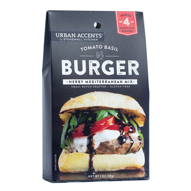 Stonewall Kitchen - Urban Accents Tomato Basil Burger Seasoning Mix