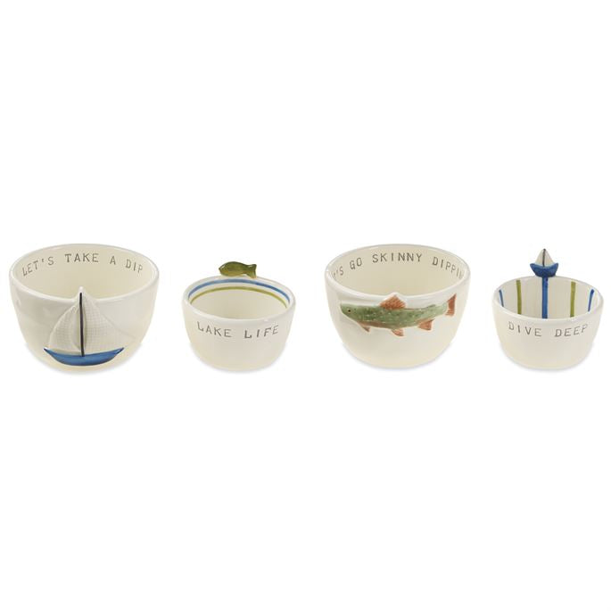 Mud Pie LAKE DIP BOWL SETS