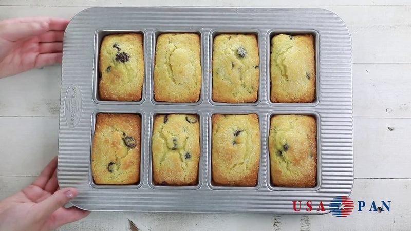 USA PAN® 8 Well Mini Loaf Pan