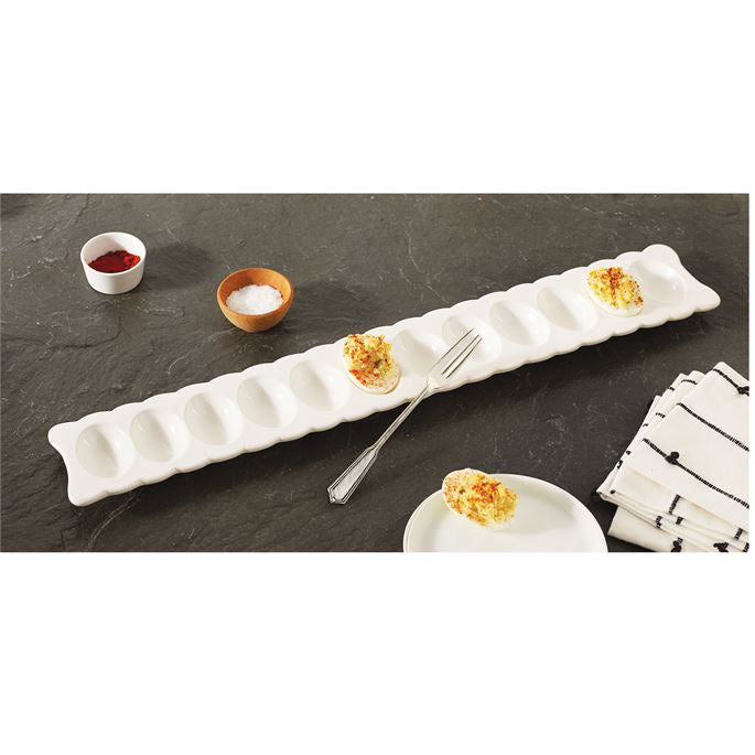 Mud Pie Deviled Egg Long Tray Set