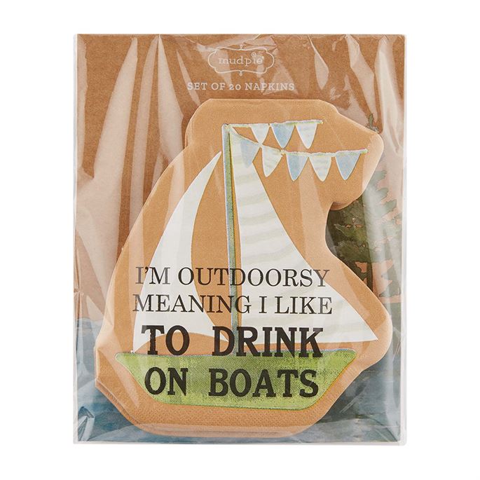 Mud Pie LAKE PAPER NAPKINS SETS