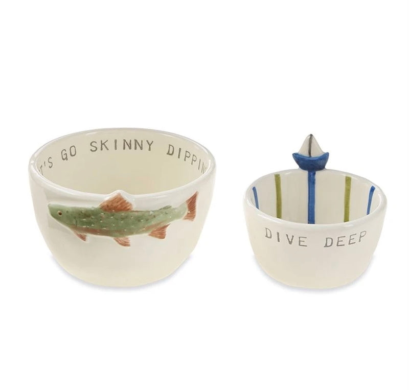 Mud Pie LAKE DIP BOWL SETS