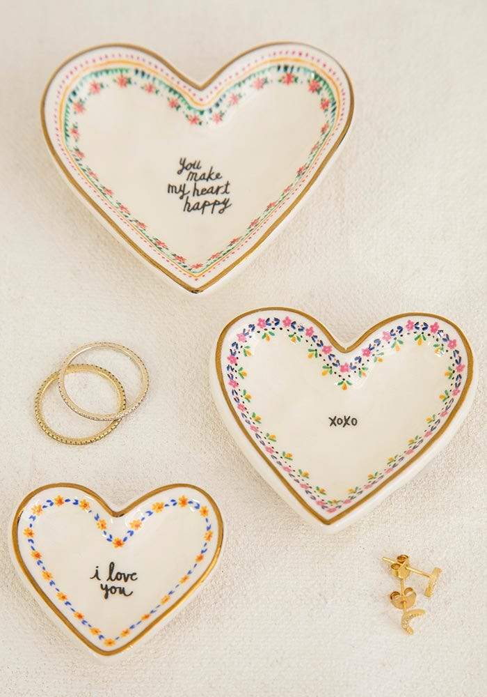 Natural Life® Stackable Heart Trinket Dish Set