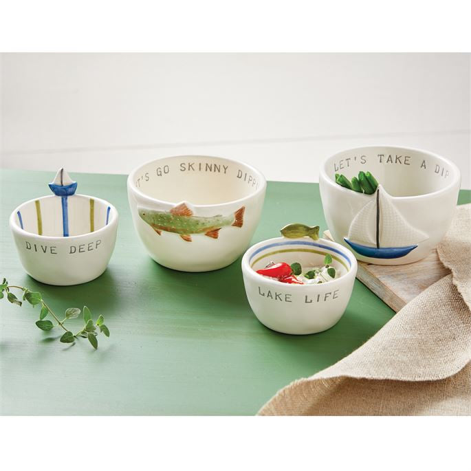Mud Pie LAKE DIP BOWL SETS