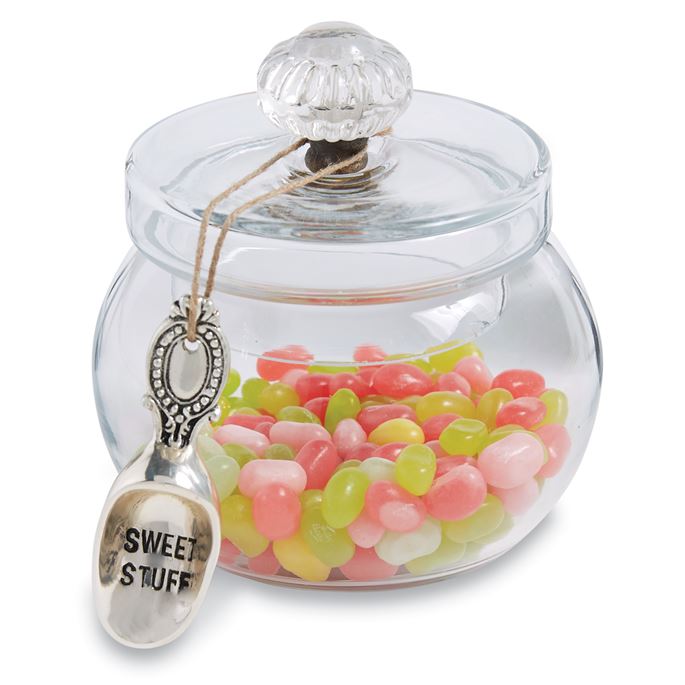 Mud Pie DOOR KNOB GLASS SWEETS JAR