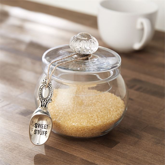Mud Pie DOOR KNOB GLASS SWEETS JAR