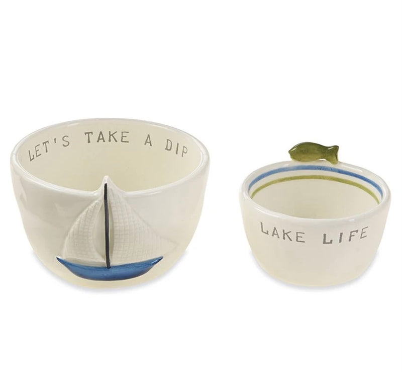 Mud Pie LAKE DIP BOWL SETS