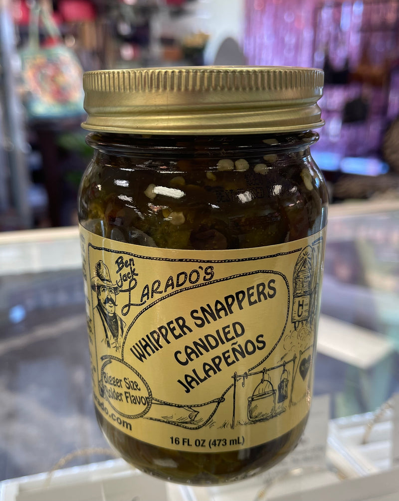 Ben Jack Larado's Little Whipper Snappers Sweet N Hot Sliced Jalapeños 16oz