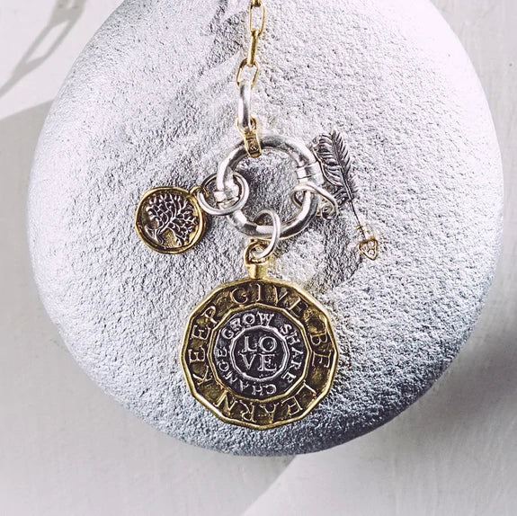 Waxing Poetic Circle of Love Pendant