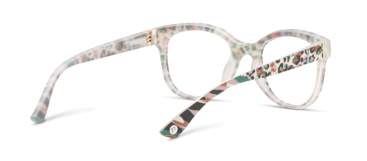 Peepers Readers Oasis Cream Leopard (with Blue Light Focus™ Eyewea