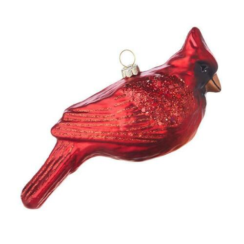 Cardinal Ornament, Glass Ornament 7”