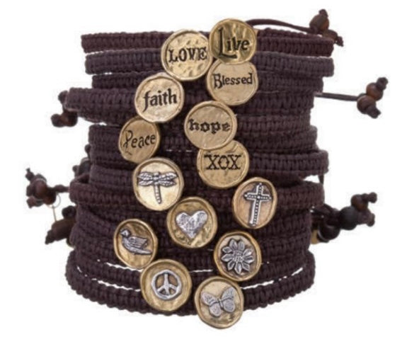 Waxing Poetic Camp Macramé Bracelet