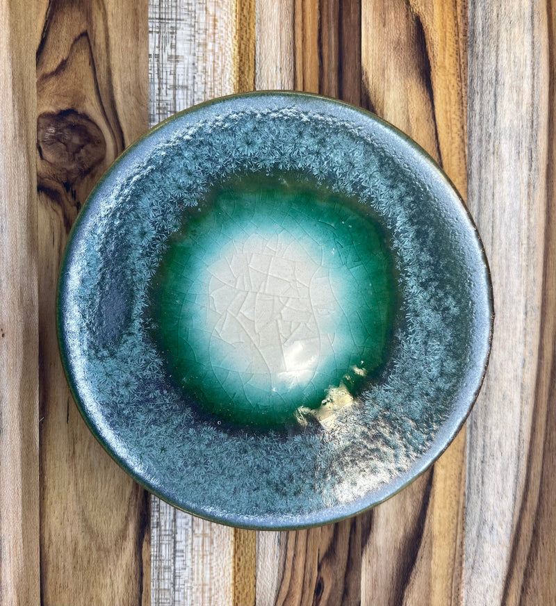 Creative Co-op Stoneware Trivet with Glaze