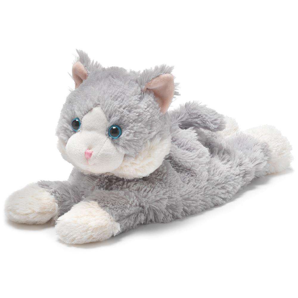 Warmies® Laying Down Grey Cat