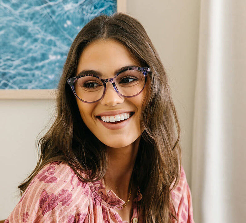 Peepers Readers - Monarch - Purple Quartz/Purple (with Blue Light Focus™ Eyewear Lenses)