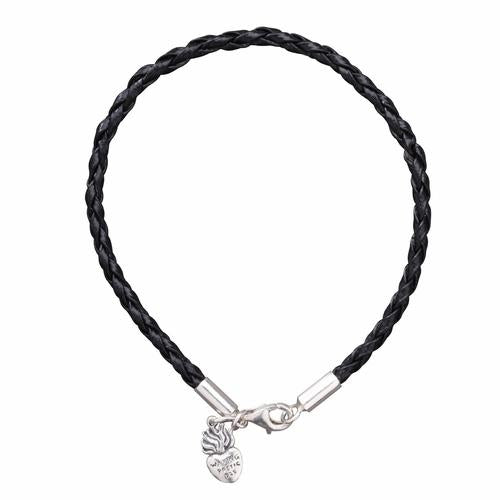 Waxing Poetic Braided Leather Bracelet
