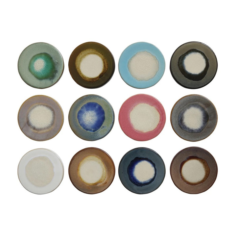 Creative Co-op Stoneware Trivet with Glaze