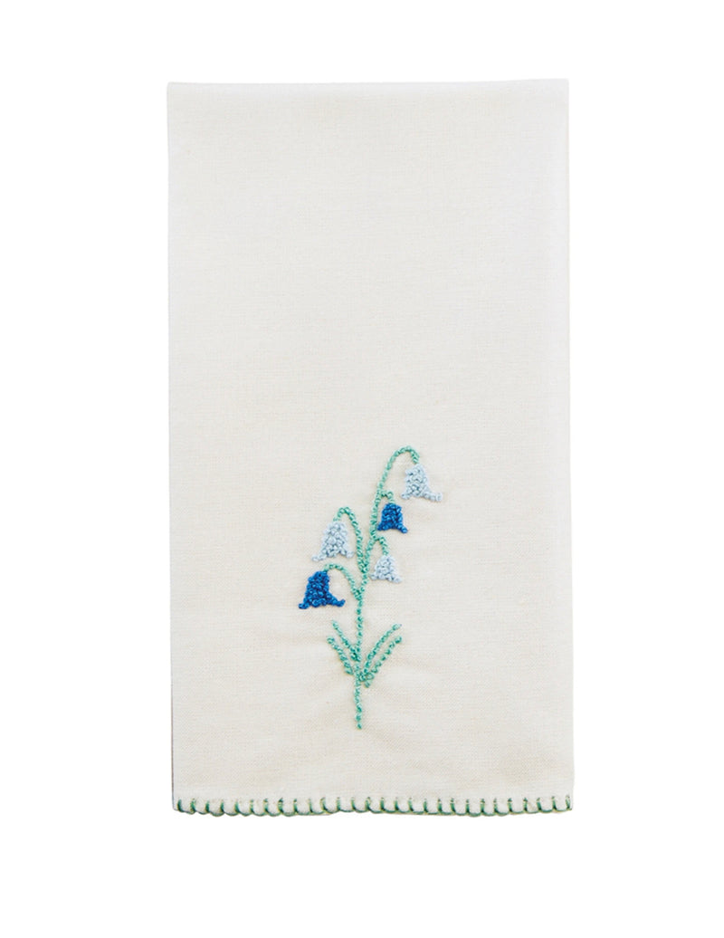 Mud Pie Spring French Knot Hand Towel, Assorted styles