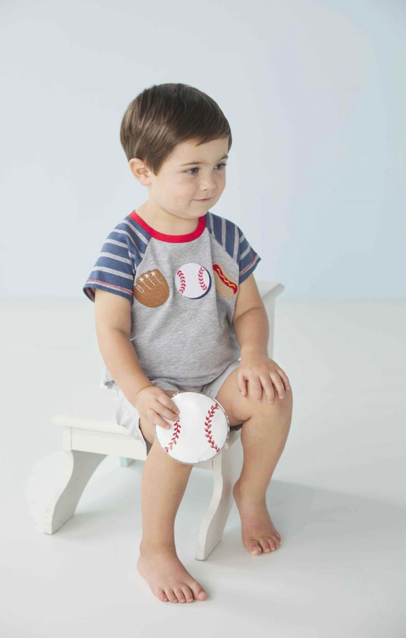 Mud Pie Sports Ouch Pouch - Baseball