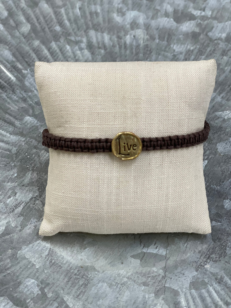 Waxing Poetic Camp Macramé Bracelet