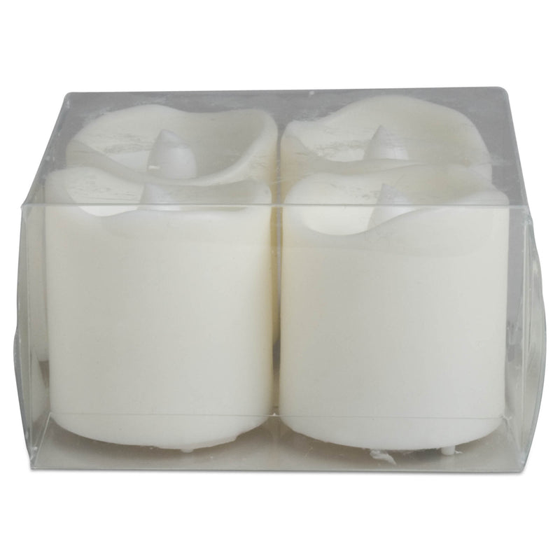 TAG Flameless LED Votive Candle Ivory Set of 4