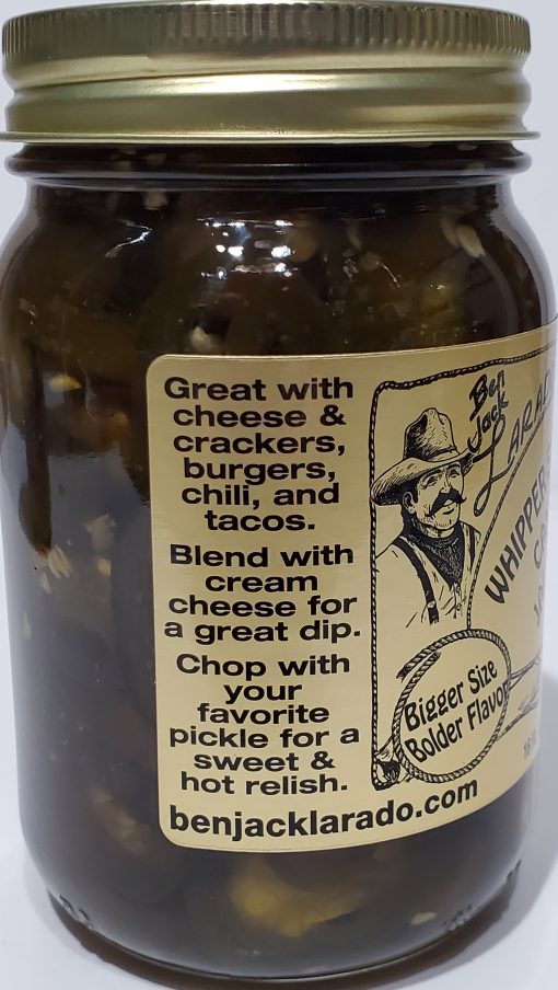 Ben Jack Larado's Little Whipper Snappers Sweet N Hot Sliced Jalapeños 16oz