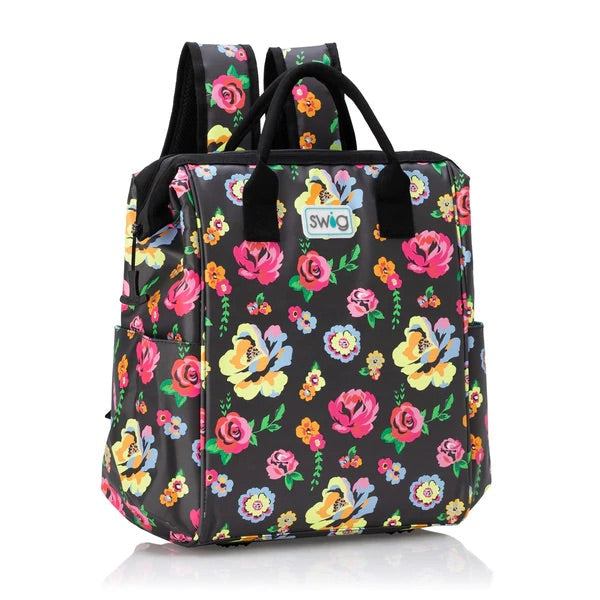 Swig Life Fleur Noir Packi Backpack Cooler